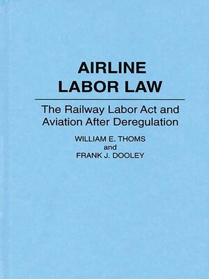 cover image of Airline Labor Law